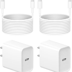 10 Ft iPhone Fast Charger, 2-Pack 20W Super Fast Charger with Long Fast Charging Cable for iPhone 14/13/12/11 Pro Max,14 Plus,Mini,Pro/XS/SE/XR/iPad