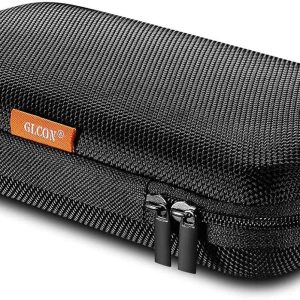 GLCON Portable Protection Hard EVA Case for External Battery,Cell Phone,GPS,Hard Drive,USB Charging Cable,Carrying Bag Mesh Inner Pocket,Zipper Enclosure,Universal Travel Pouch Bag